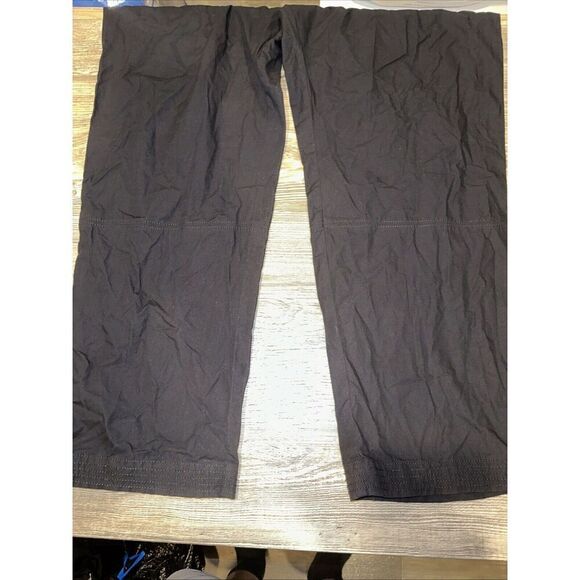 Women's Treasure & Bond Wide Leg Drawstring Pants Pockets Black Size XL. 16 - Picture 2 of 15